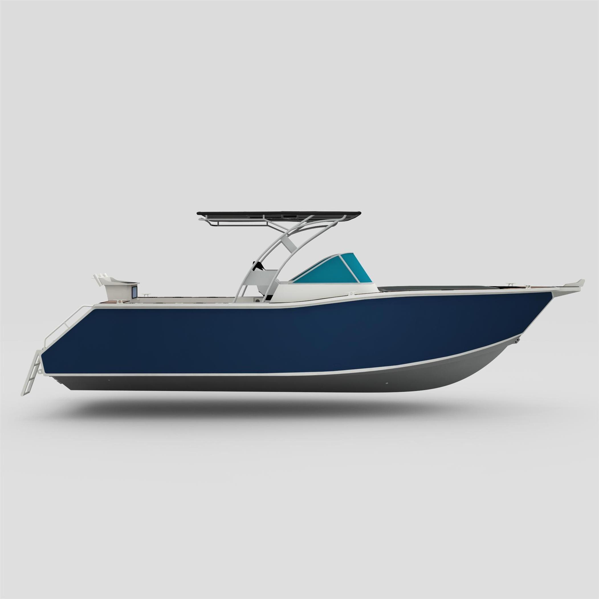 china 7.5m aluminum cabin cruiser fishing boats boat for sale