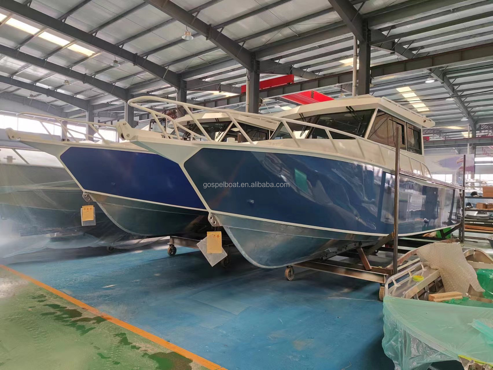 Gospel 30ft/9.6m lifestyle aluminum family fishing boat and cabin cruiser with strong power