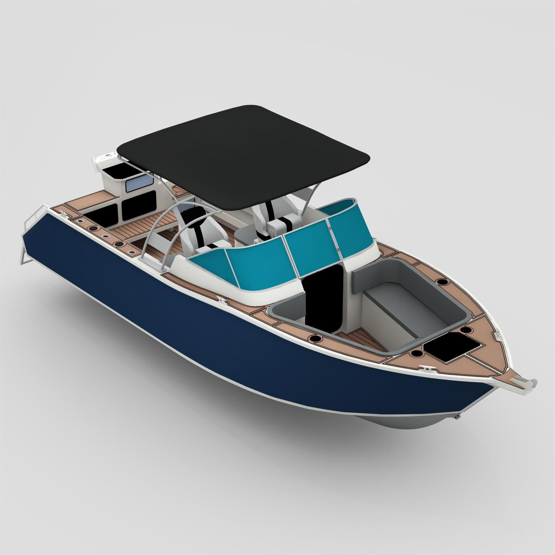 china 7.5m aluminum cabin cruiser fishing boats boat for sale