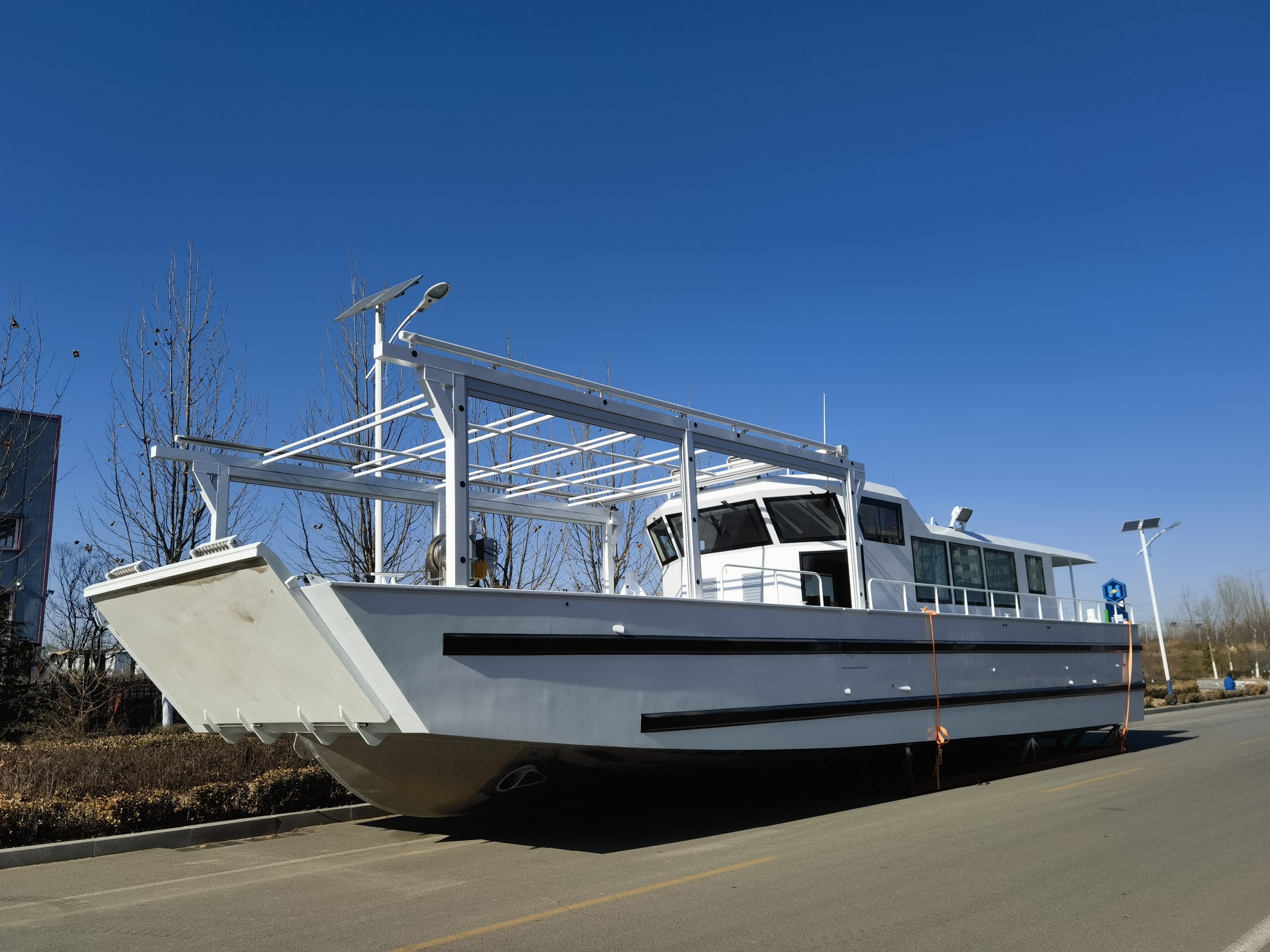 15-20m Aluminum barge boat passenger ship Lifestyle cabin cruiser speed boat for Leisure sightseeing