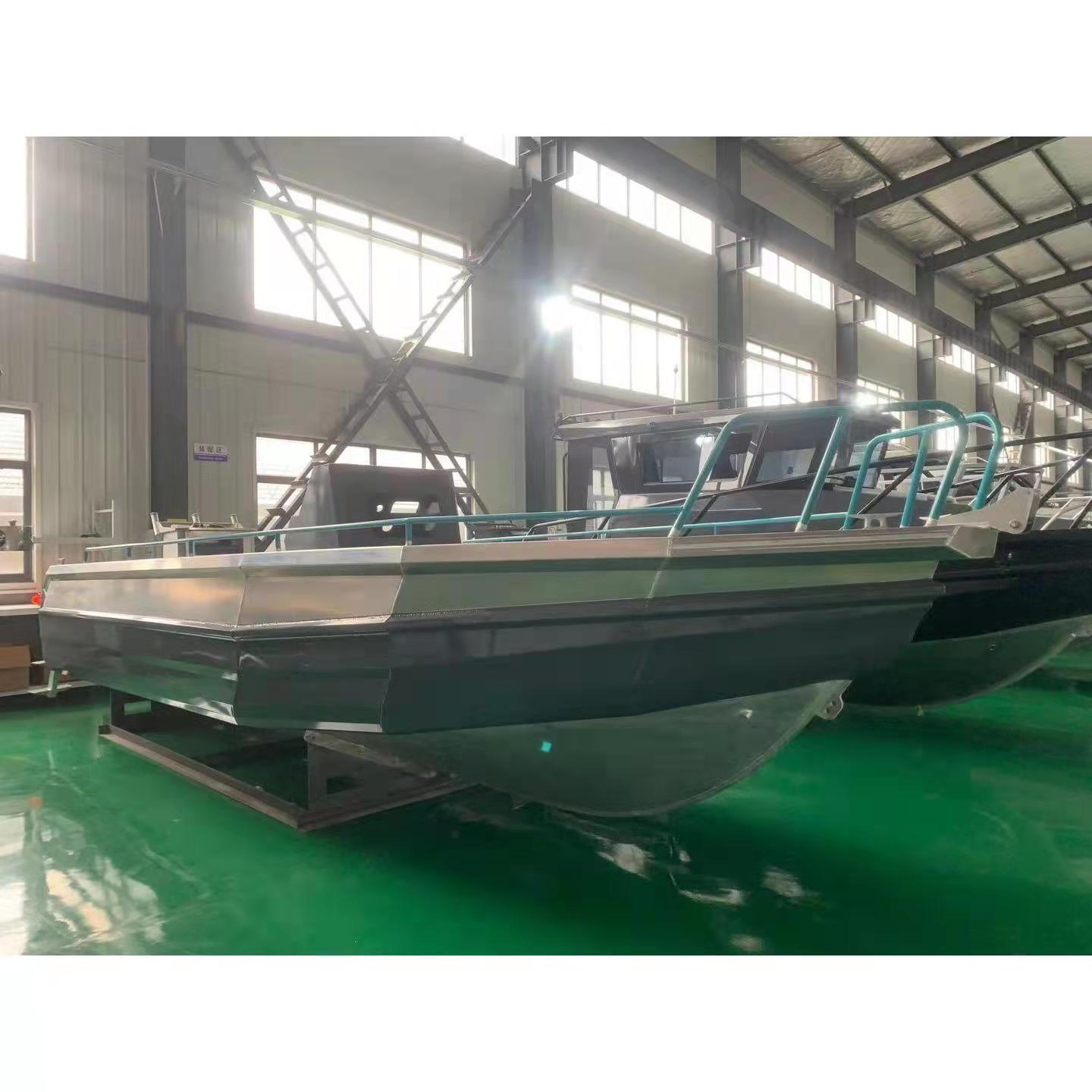 Gospel Aluminum Boat- 25ft /7.5m Easy Craft Center Console Welded Aluminium Fishing Boat for sale Malaysia