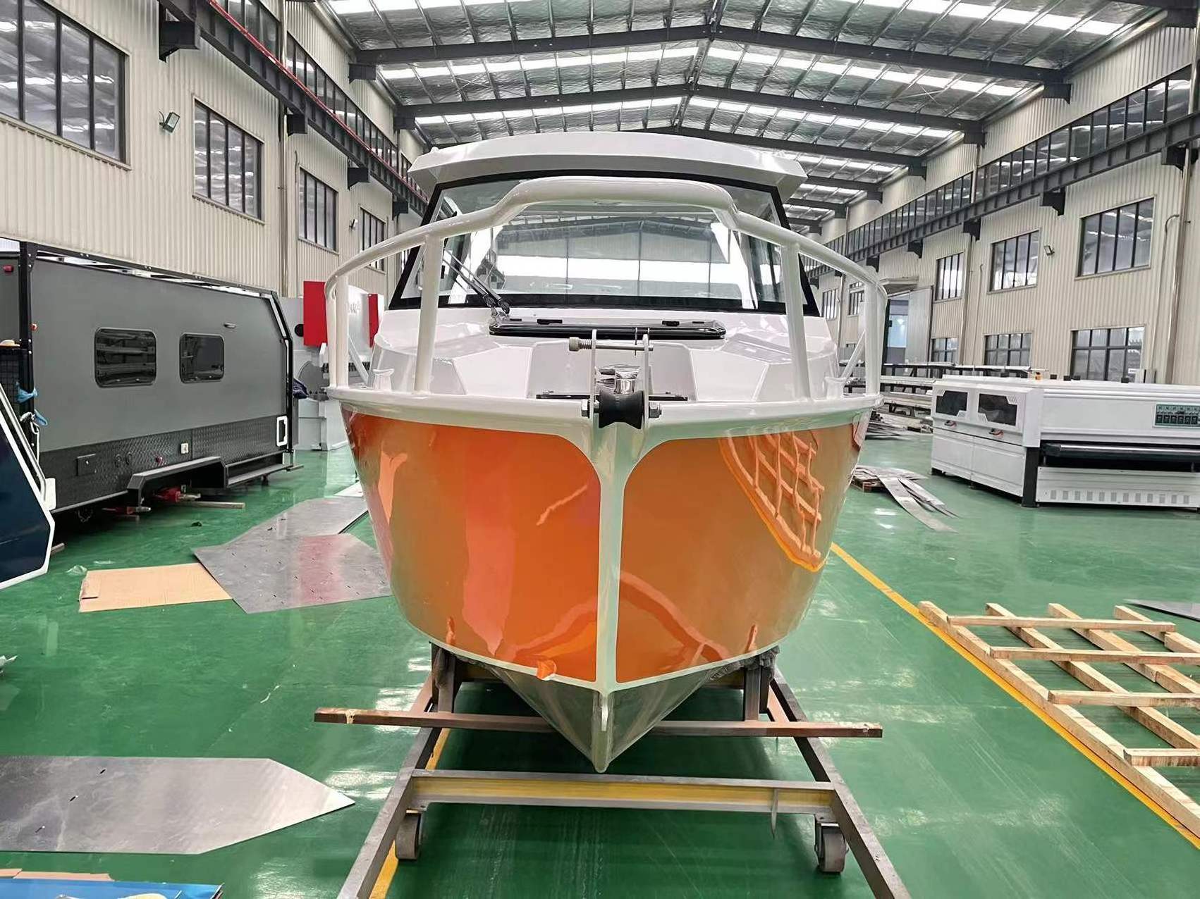 Chinese Aluminium Boat for sale- 6m 20ft Profisher Welded Aluminum Fishing Boat Deep V Bottom Boat