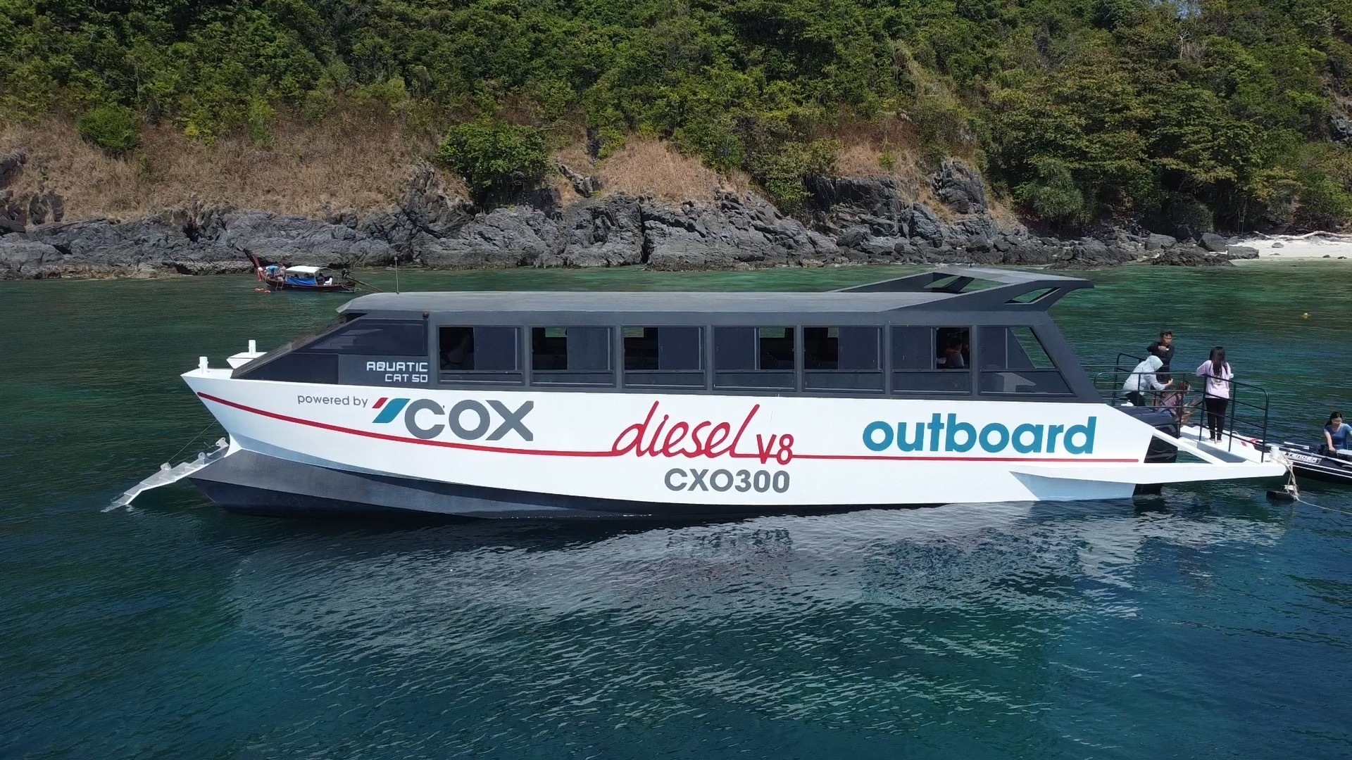 Gospel boat 15m x 4.5m Aluminum Catamaran Passenger boat for sale Thailand