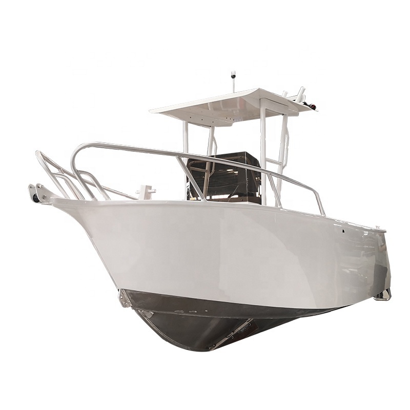 5m Welded Aluminum outboard rescue speed boat with center console