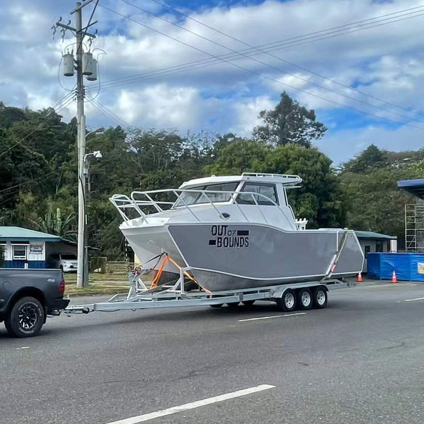 Gospel 29ft 8.8m Luxury Yacht Catamaran Twin Outboard Motor Aluminium Fishing Boats for Sale