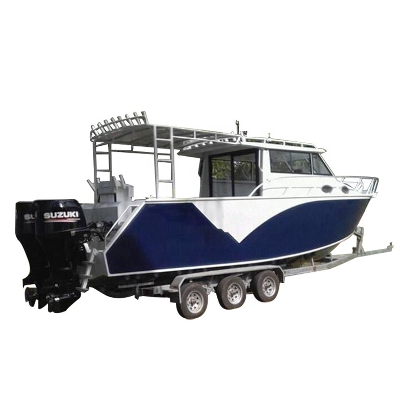 New Yachts 12m(39ft) Aluminum Center Cabin Fishing Boat with Closed Hardtop