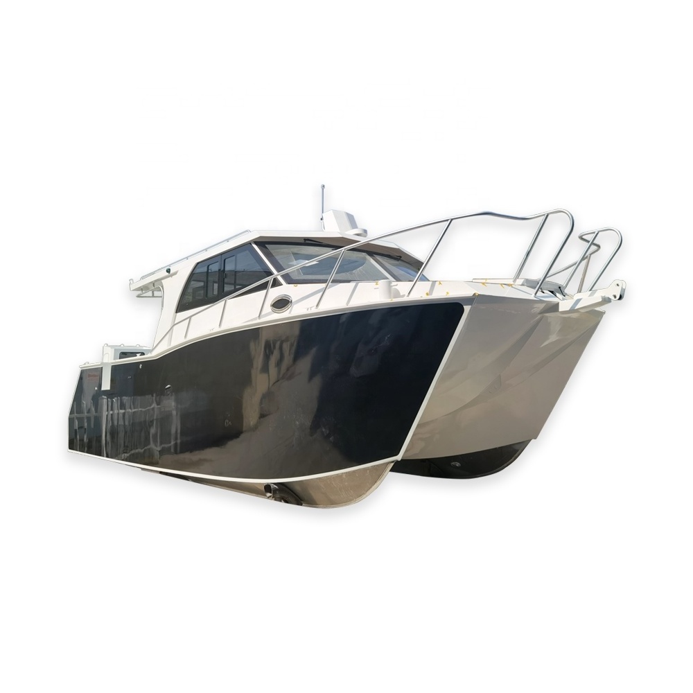 Deep V hull 33ft 10m x 3.5m aluminum catamaran fishing cabin cruiser motor boat luxury yacht for sale