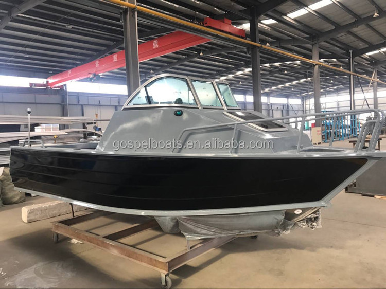 5.0m/5.5m/5.9m(16ft/18ft/19ft) Aluminum Press Hulls Cuddy Cabin Fishing Boat with Bimini / T-Top / Hardtop, CE certificate