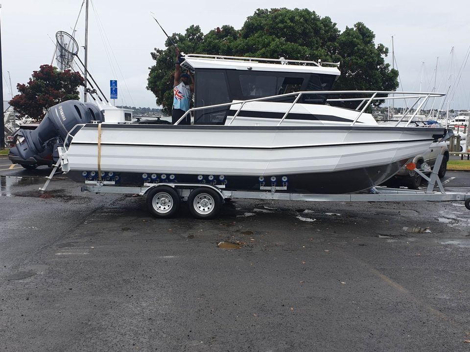 Gospel Boat - 25ft Easy Craft Speed Boat Aluminum Sport Fishing Aluminium Boat for sale Canada