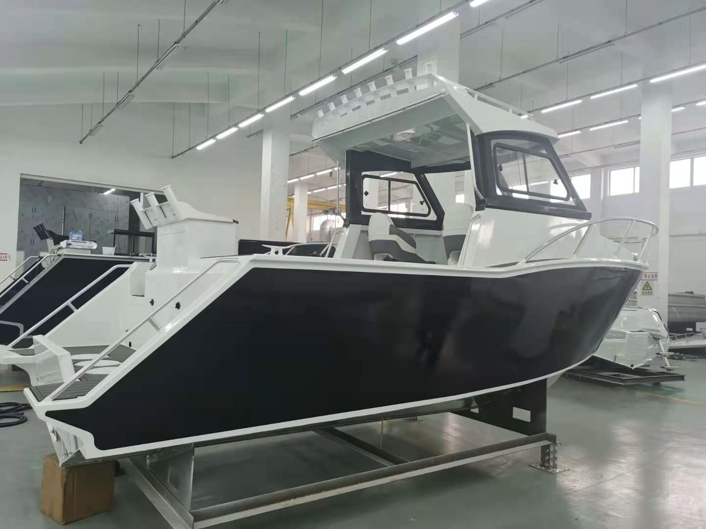 New hot sale 6.85m/23ft profisher aluminum fishing vessel leisure boat