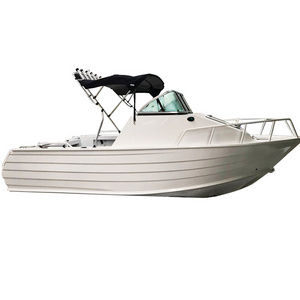 5.0m/5.5m/5.9m(16ft/18ft/19ft) Aluminum Press Hulls Cuddy Cabin Fishing Boat with Bimini / T-Top / Hardtop, CE certificate