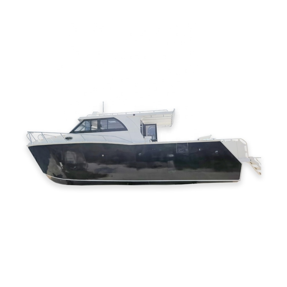 Deep V hull 33ft 10m x 3.5m aluminum catamaran fishing cabin cruiser motor boat luxury yacht for sale