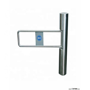 Supermarket Electric Swing Barrier Speed Gate Accessories Automatic Anti Collision Swing Gate Turnstiles