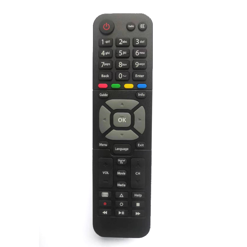 Custom smart 45keys Automatic  TV  Set top box infrared remote control for  sharp  samsung star sat tv  remote control