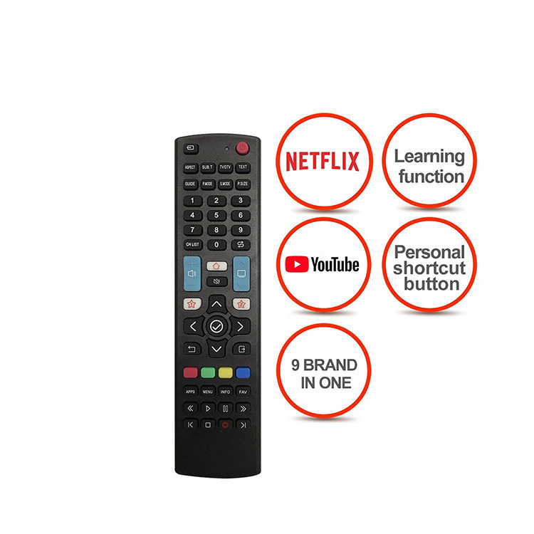 ZY 51101 Universal infrared TV Remote control for 9 Brand with Learning Function