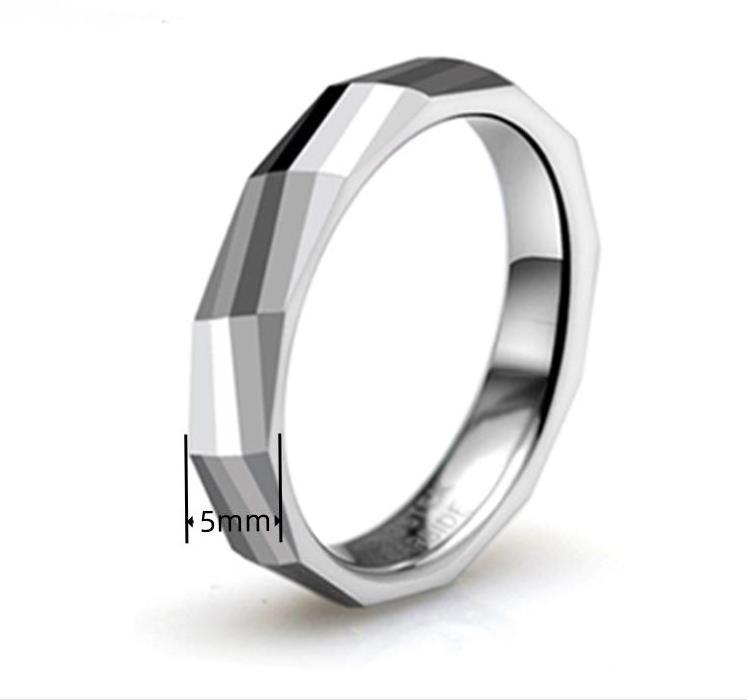 8mm 6mm 4mm Silver Black Cobalt Chrome Damascus Stainless Steel Ceramic Titanium Tungsten Carbide Ring Core Blank For Inlay