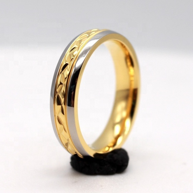 Factory direct price 24k gold wedding ring classic Couples Wedding Rings