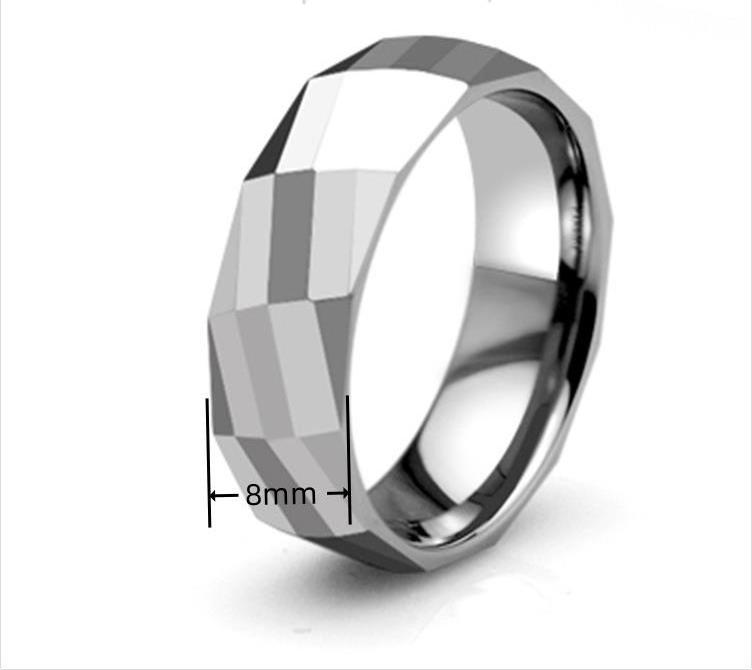 8mm 6mm 4mm Silver Black Cobalt Chrome Damascus Stainless Steel Ceramic Titanium Tungsten Carbide Ring Core Blank For Inlay