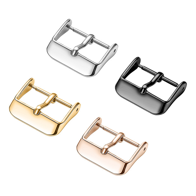 Gostar Lowest Price Clasp Buckle Stainless Steel 12mm 14mm  Watch Buckle Parts