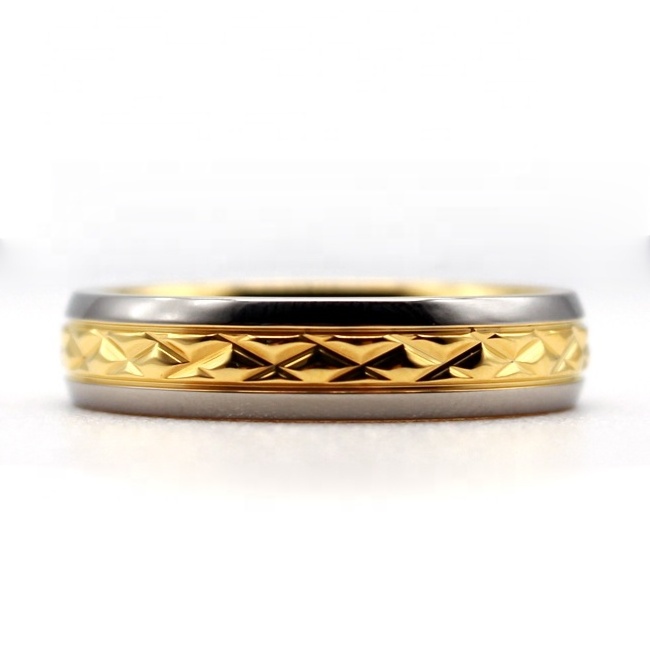 Factory direct price 24k gold wedding ring classic Couples Wedding Rings