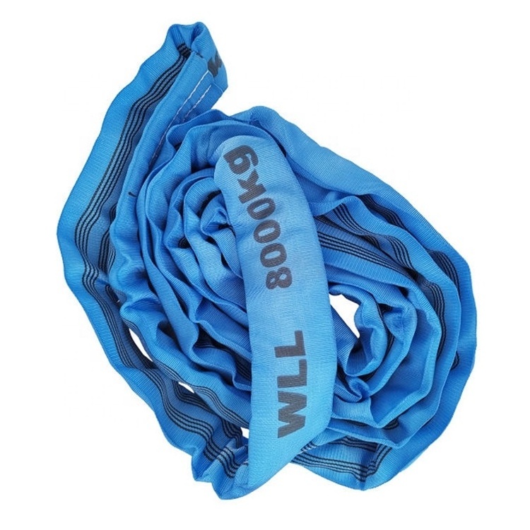 1t 2t 3t 4t 5t 6t 8t 10t 12t lifting polyester soft endless round sling