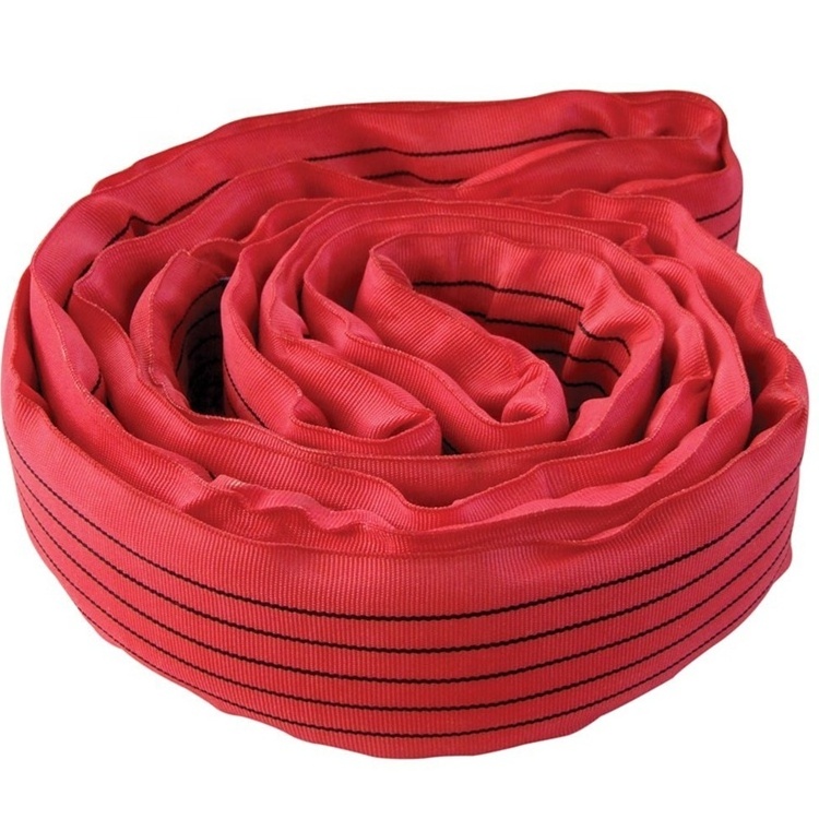 1t 2t 3t 4t 5t 6t 8t 10t 12t lifting polyester soft endless round sling