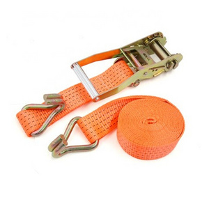 Retractable ratchet tie down belt ratchet strap