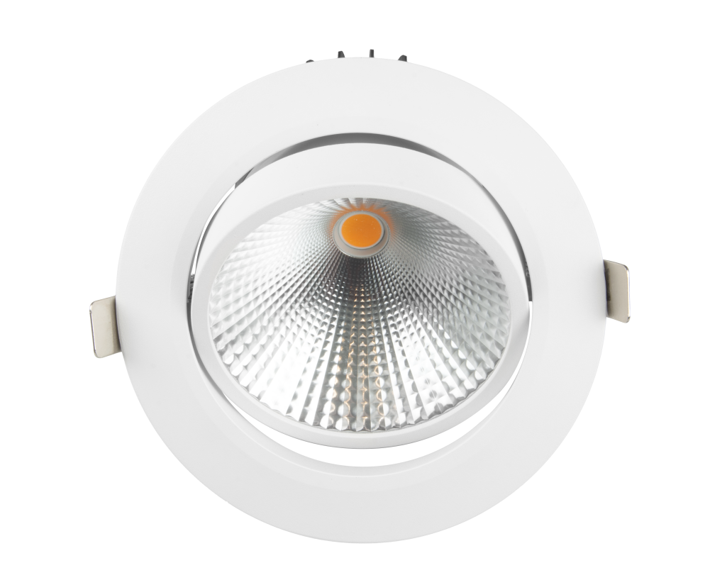 Led downlight 220v commercial dimmable 32W recessed adjustable shop