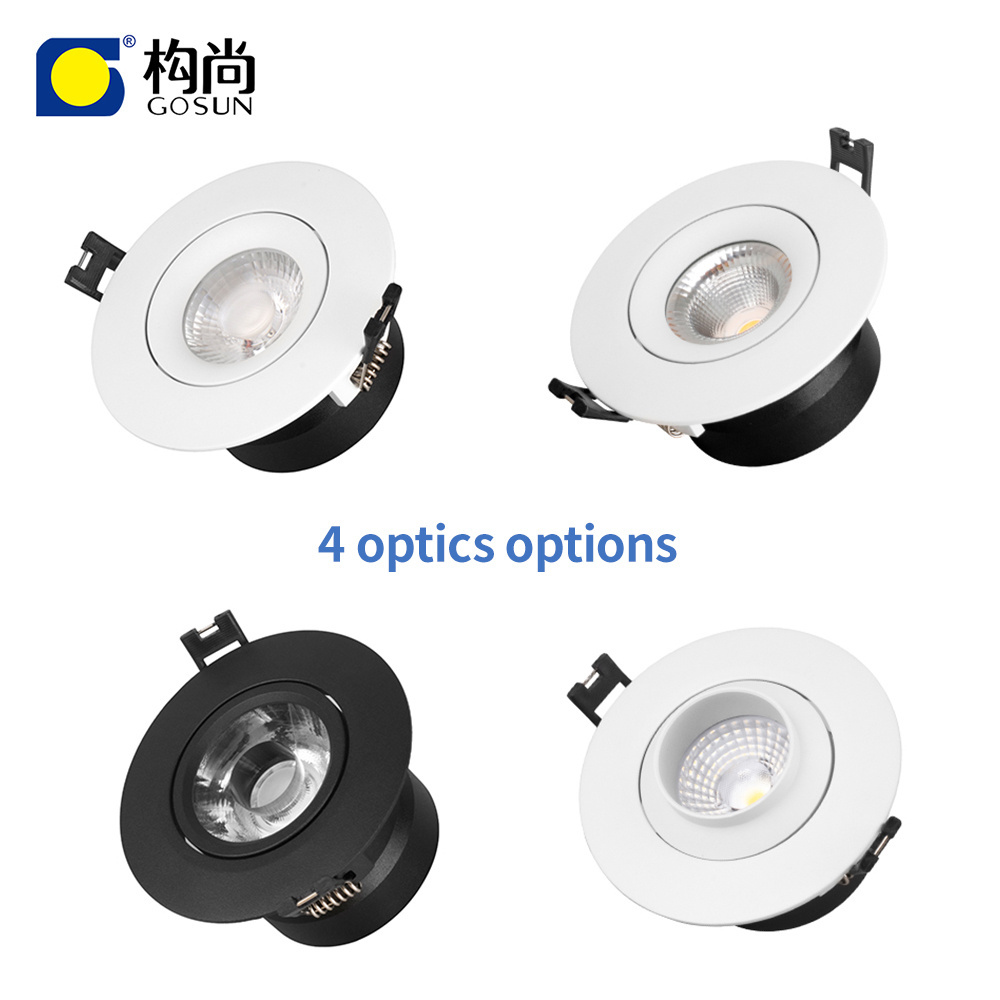 Custom private label smart home light recessed ceiling light 10W  led cob downlight adjust down lights design