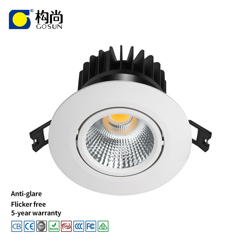 5-year warranty smart  TRIAC dimmable 10W led aluminum profile led ceiling down light