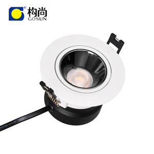 Anti-glare 52W LED Recessed Down light led down light 100lm/w chandelier pendant supplier led cob color adjustable track light