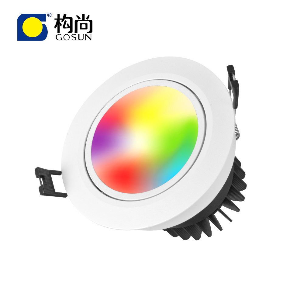 Multi-functional multi-colour cct 2700k-7000k 32w ceiling recessed light led down light for project