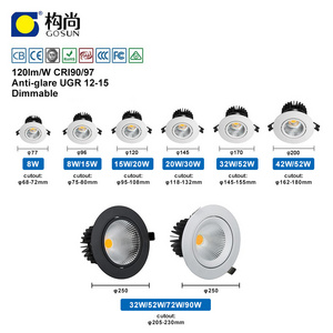 Fashionable FCC spot downlight retrofit led recessed 30W downlight