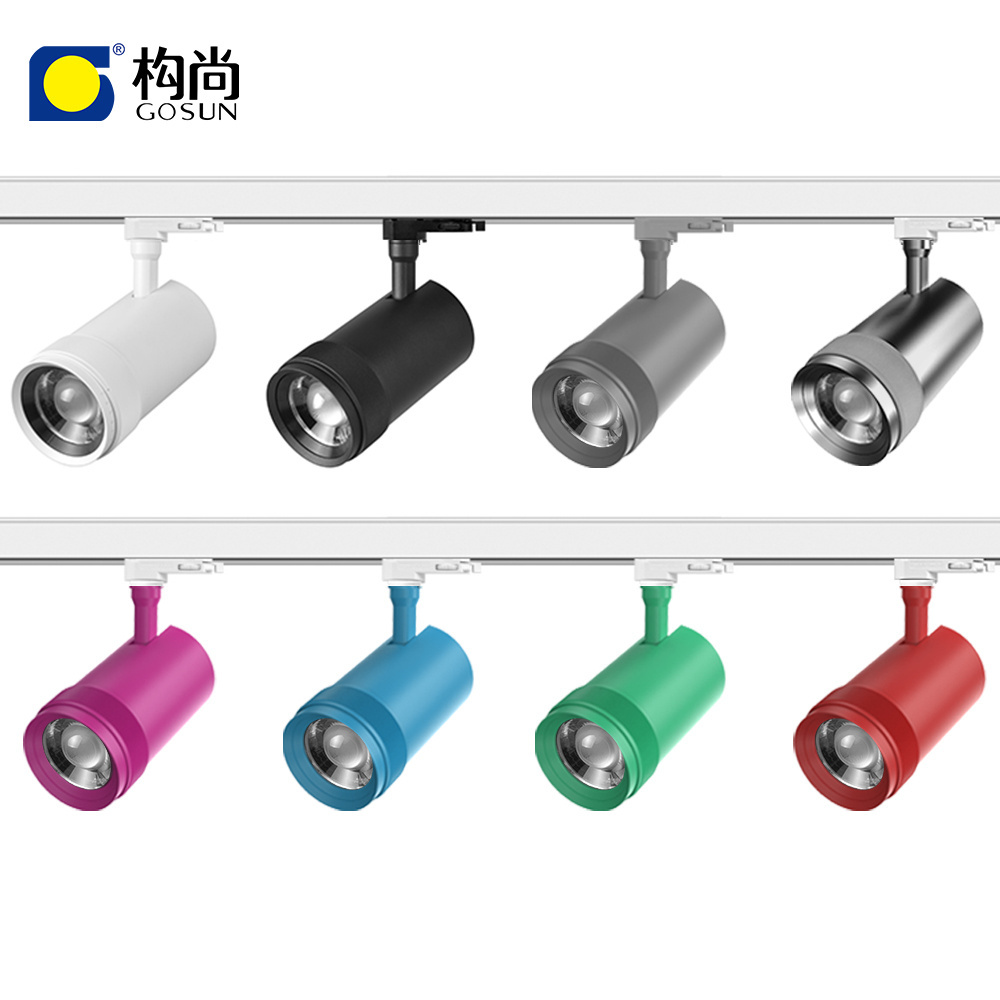 15-60 degree modern dimmable adjustable track spotlight zoomable 15W/20W/30W/36W/42W LED track light