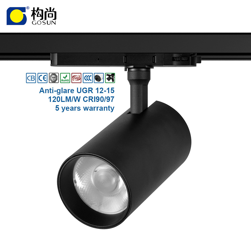 15W/20W/30W/40W cob track light 5 years warranty led track spot light