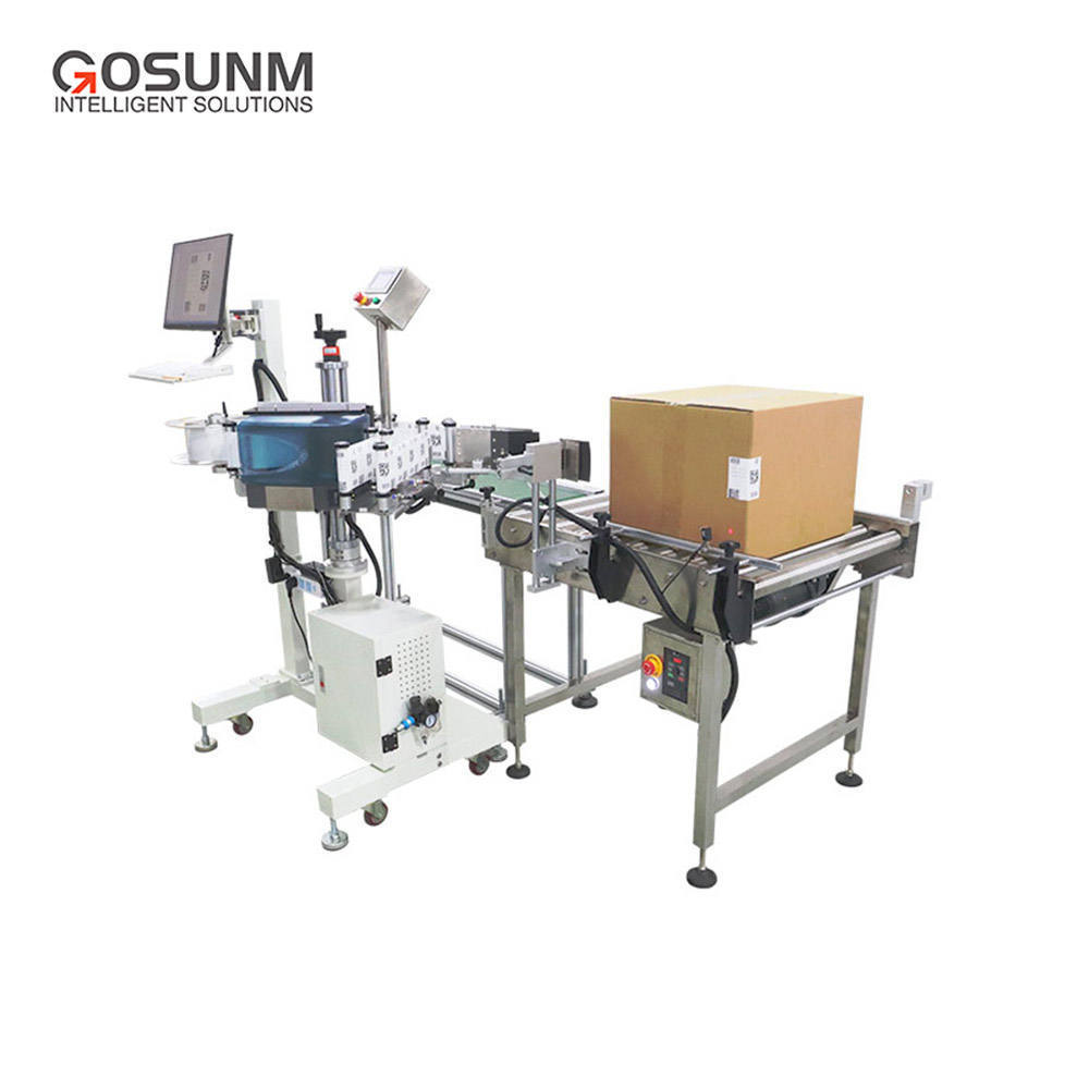 Applicator labeler real-time printer Type Labeling Machine Gosunm printing and apply labeling machine