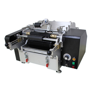 semi-automatic cold glue paper sticker round bottle jar auto bottle round sticker labeling machine