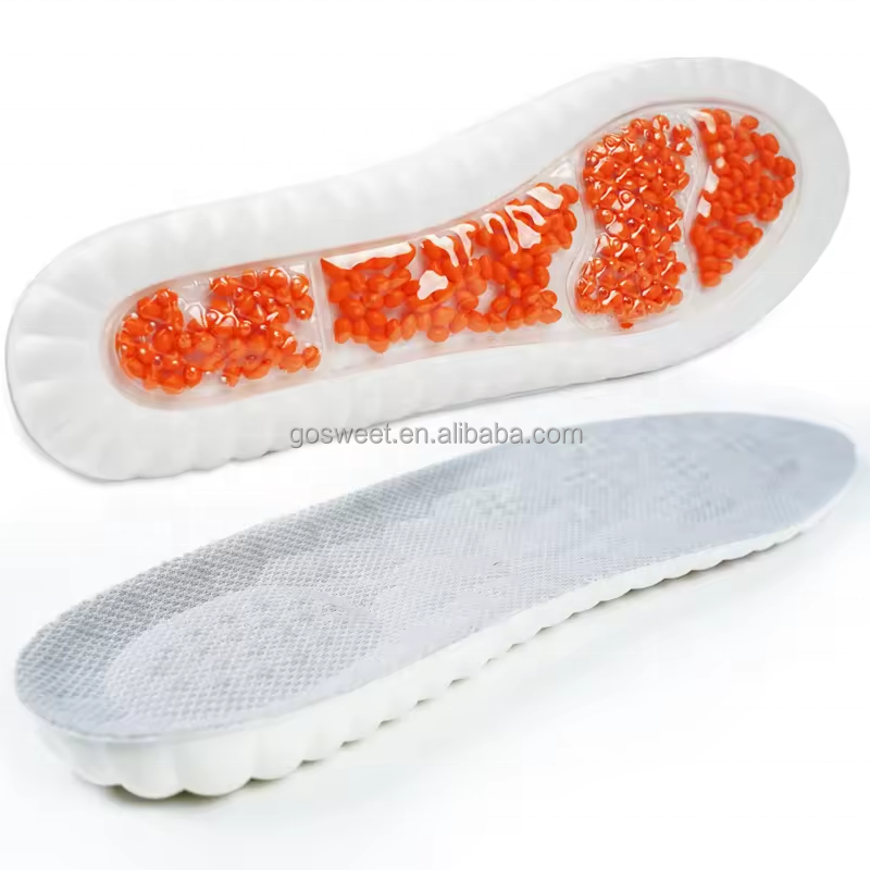 Comfortable Pu Insoles Arch Support Shock Absorption Orthotic Insoles Shoe Insert for Safety Shoes or Sport Shoes