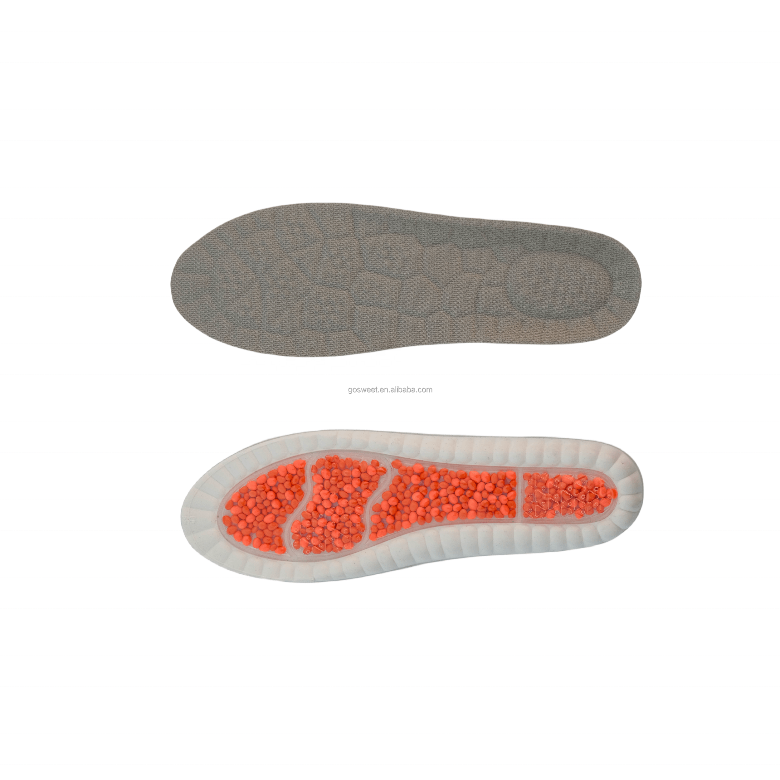 Comfortable Pu Insoles Arch Support Shock Absorption Orthotic Insoles Shoe Insert for Safety Shoes or Sport Shoes