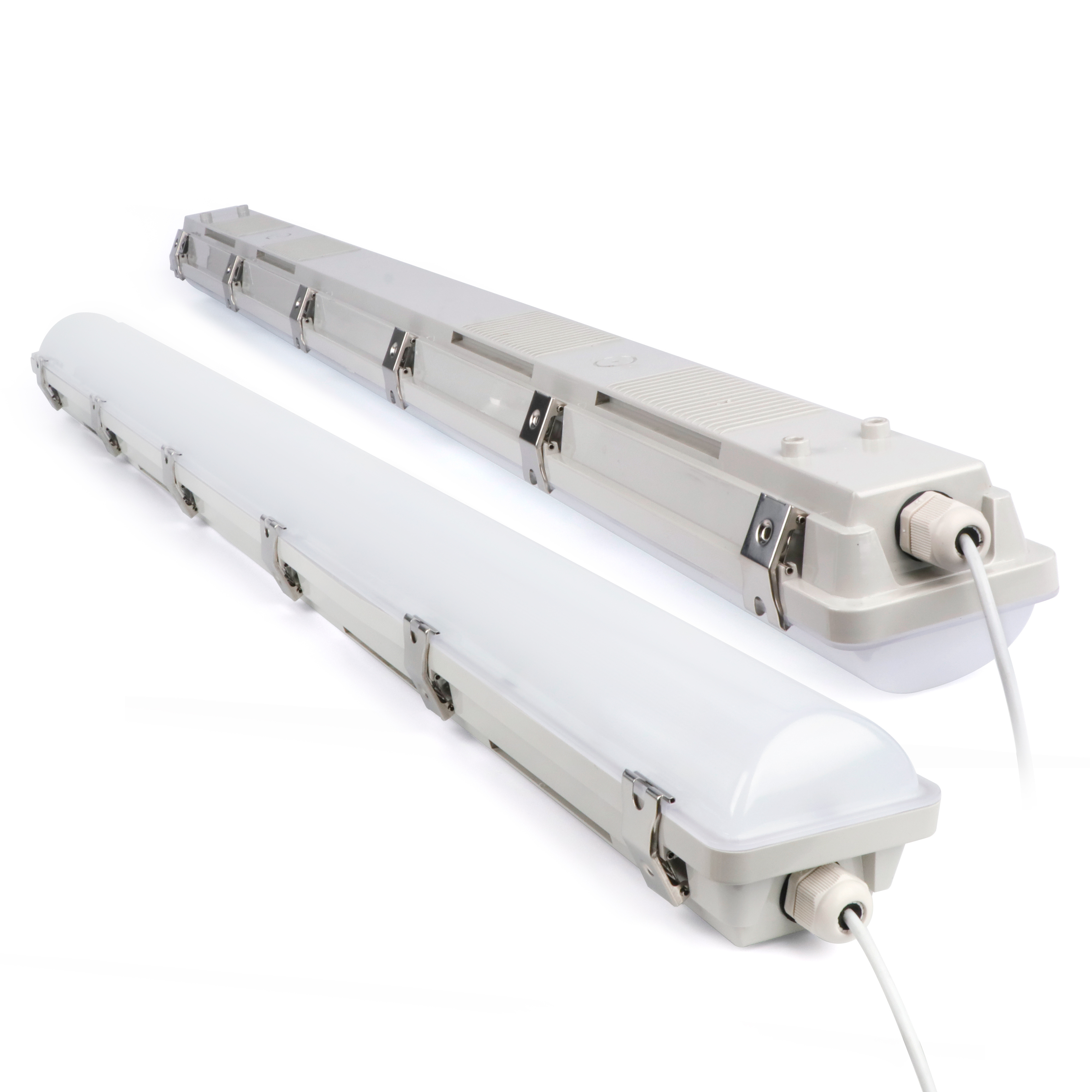 IP65 Tri-Proof LED Light Fixture 20W 40W 60W 100W White Surface Mount Tri-Proof Light