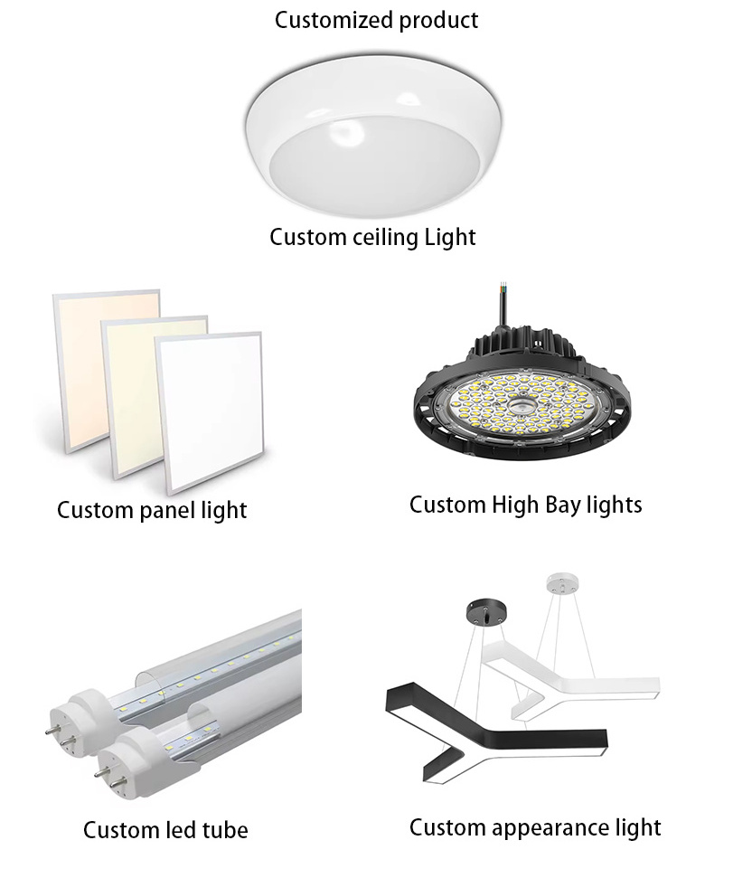 custom led batten led tube customized led linear light custom Cabinet Lights for Warehouse Office Supermarket indoor