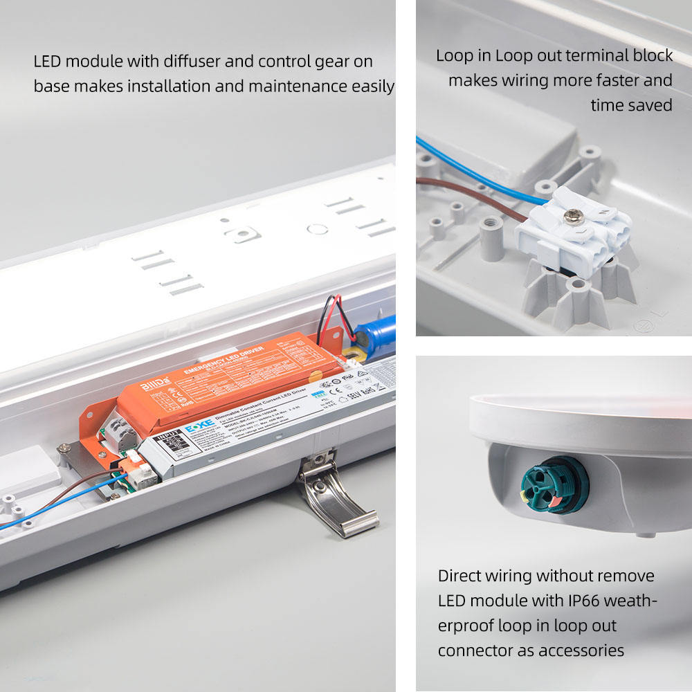 LED tri proof light/AC200-240V 10W UL CE premium 600mm Led Fixture IP65 IP66 Waterproof Vapor Tight Led Three Tri-proof Light