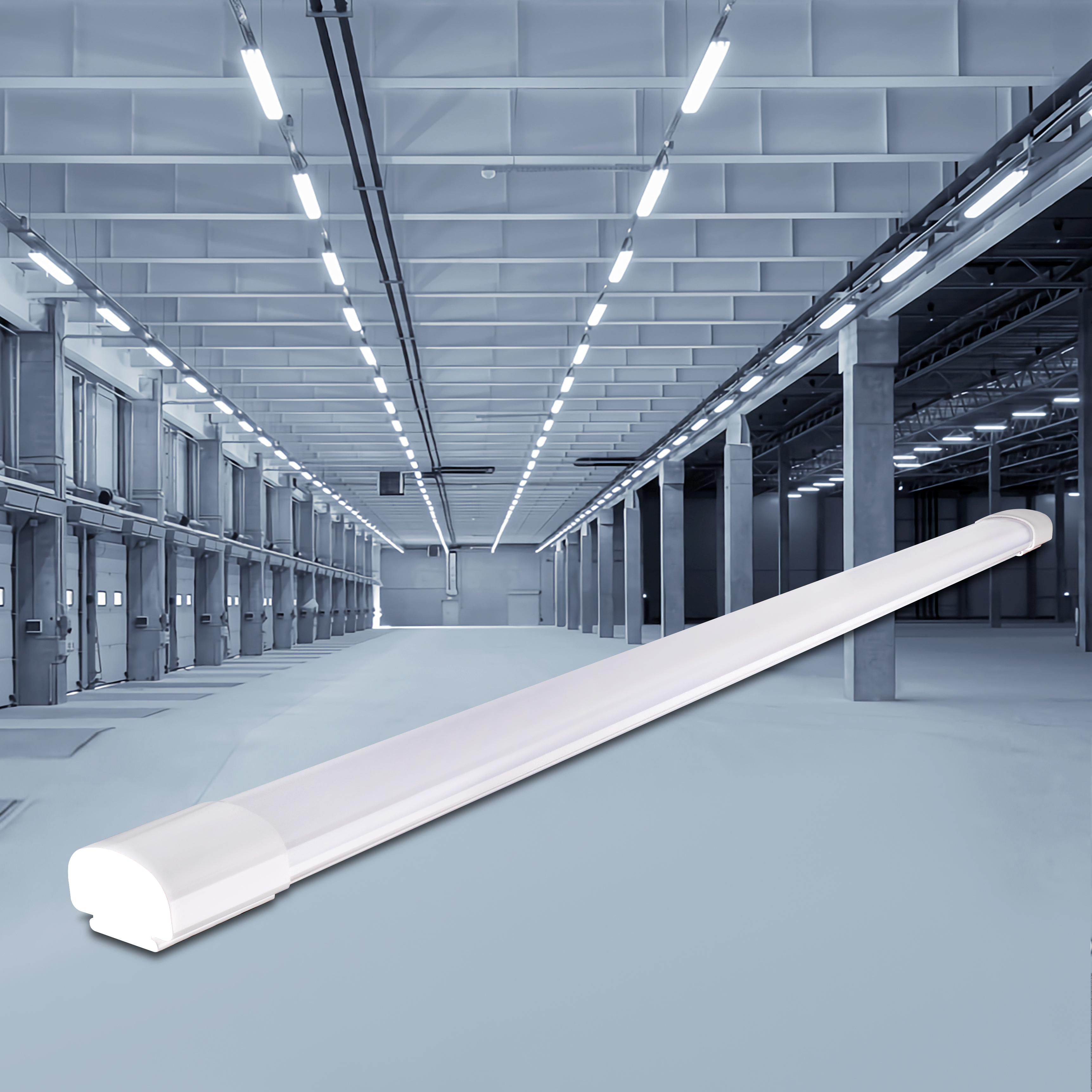 indoor industrial lighting high quality led led vapot tight tri proof light hot sale waterproof led tube tubular tri proof light