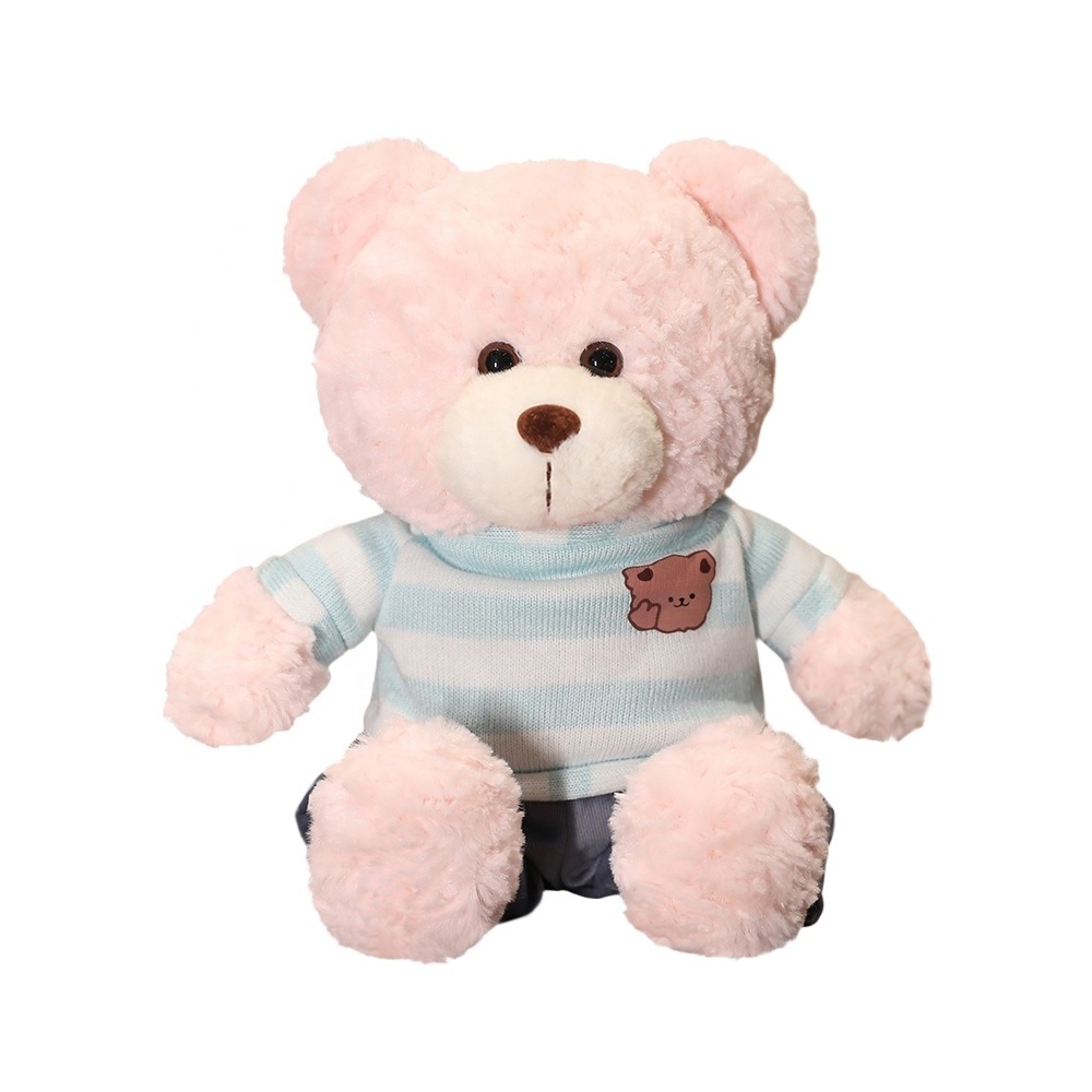 Best Sellers Company Mascot Custom Printed Logo Printed Baby Teddy Bear Plush Toys