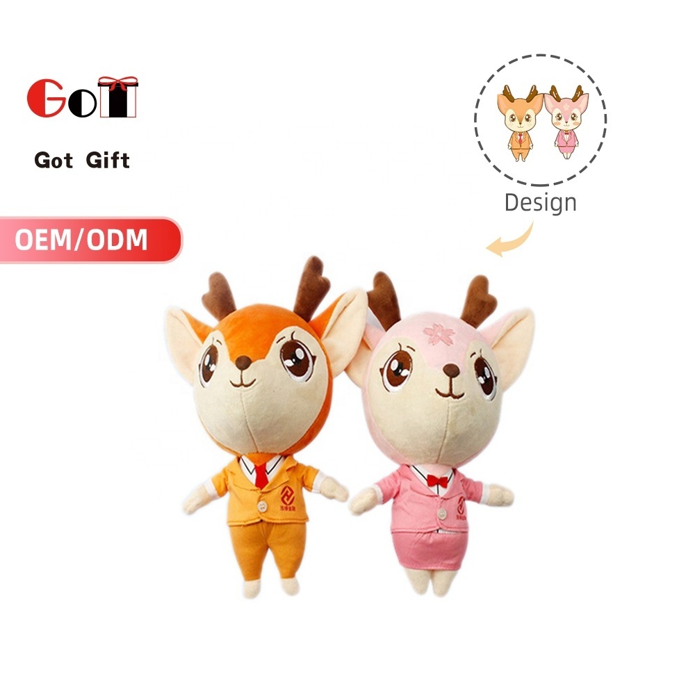 Soft Stuffed Plush Animal Toys Plush Baby Doll Personal Customization Toys For Girls