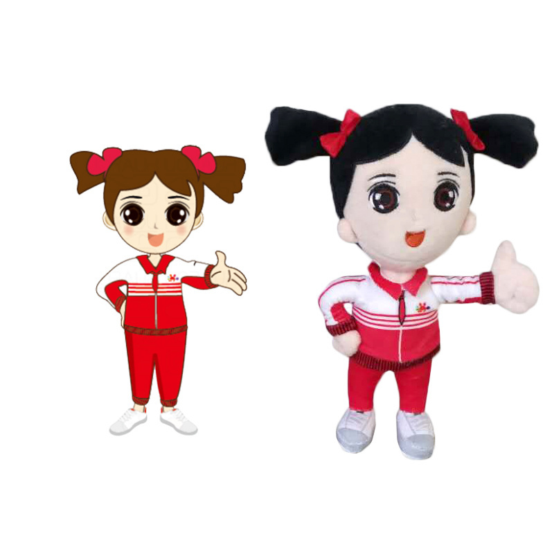 Popular Soft Stuffed Toy  Dolls Hot Selling Exquisite Kpop 10cm Doll Plush Custom