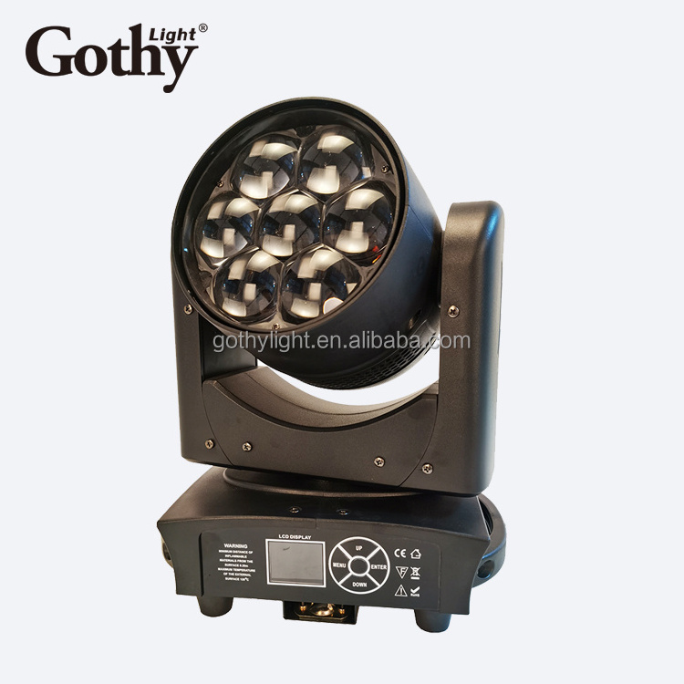 Cheap moving head stage light high quality dj moving head 7x40w led beam and  Wash zoom Light factory