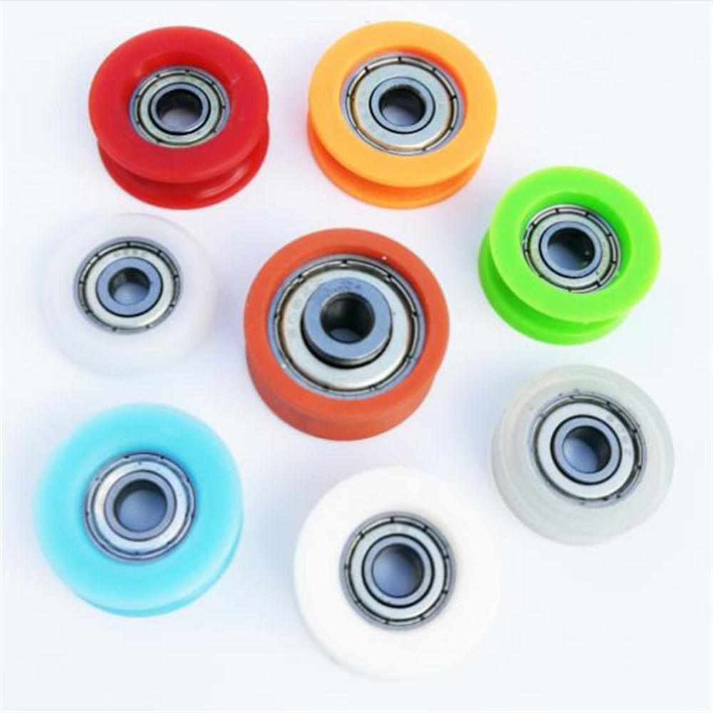 Professional durable plastic wheel sliding Window roller 608ZZ 625ZZ 6001ZZ 626ZZ 629ZZ Nylon Pulley Wheels with Bearing