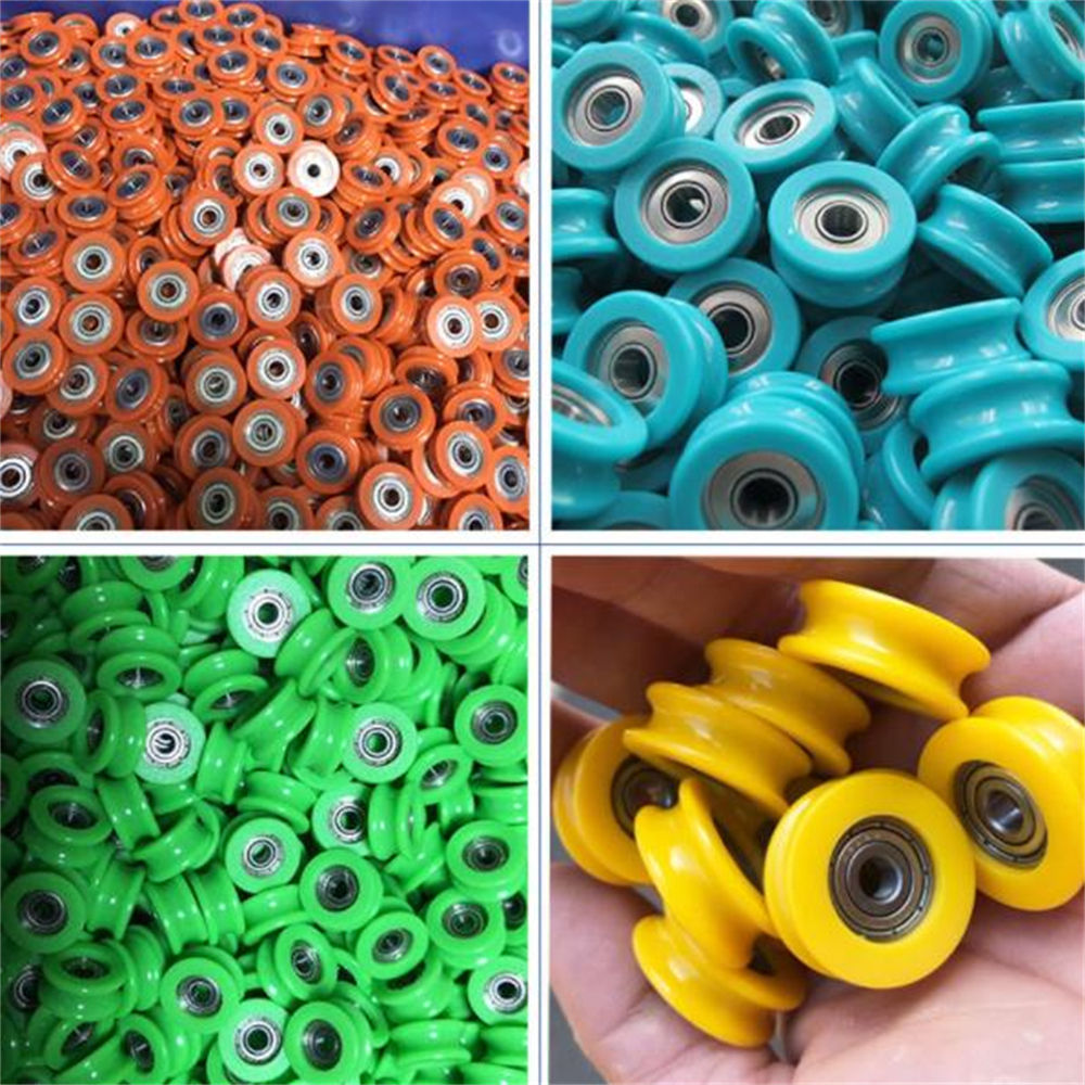 Professional durable plastic wheel sliding Window roller 608ZZ 625ZZ 6001ZZ 626ZZ 629ZZ Nylon Pulley Wheels with Bearing