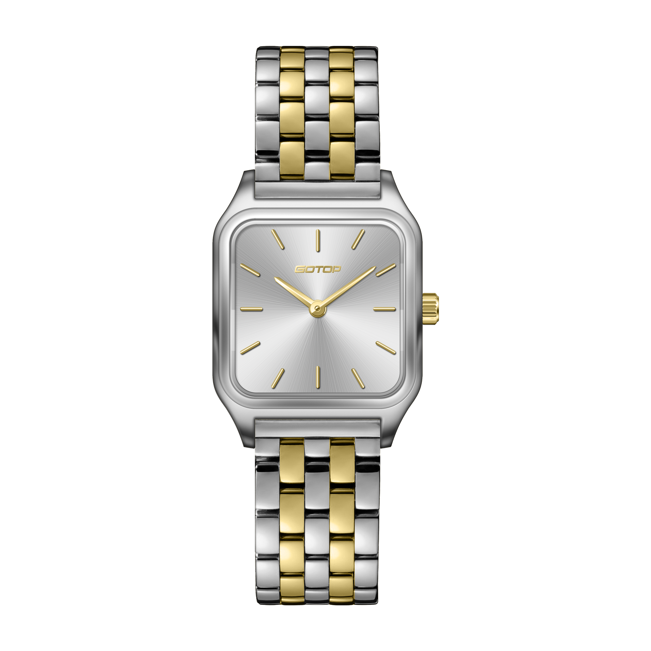 2022 Customize Logo Fancy Fashion Stainless Steel Hand Luxury Gold Wrist Watch for Women